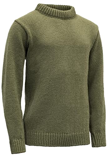 Devold Nansen Sweater Crew Neck, L, Olive 388A von Devold