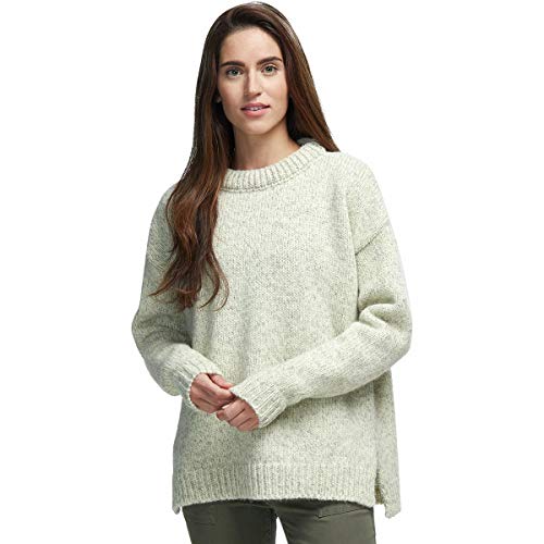 Devold Nansen Sweater mit geschlitztem Saum Damen beige von Devold