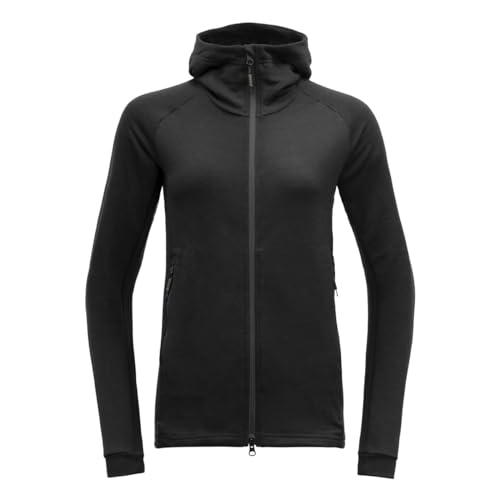 Devold Nibba Woman Jacket With Hood, L, caviar 960A von Devold