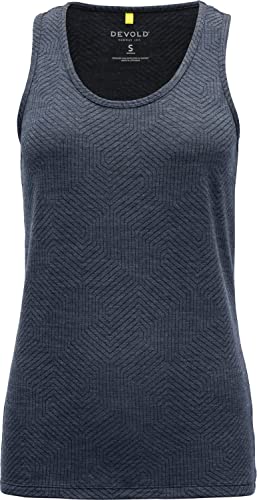 Devold Nipa Woman Singlet Ärmelloses Tanktop, Night, M von Devold