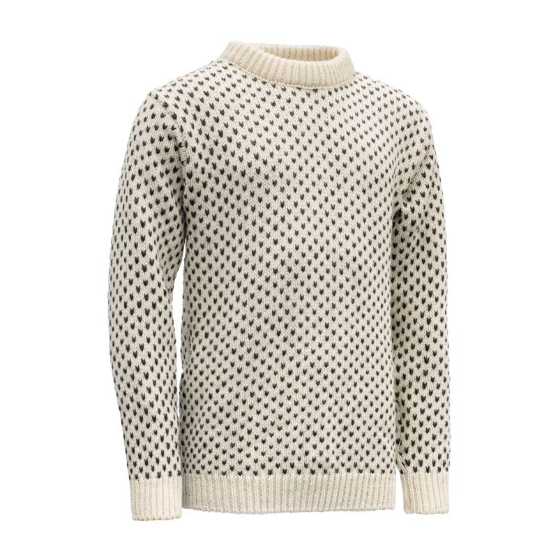 Devold Nordsjo Wool Sweater - Offwhite - XXL von Devold