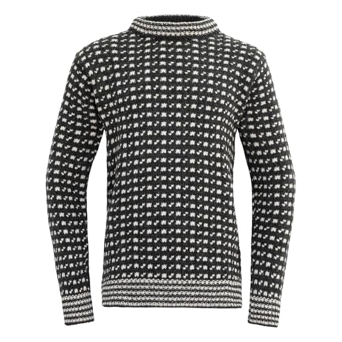Devold Original Islender Wool - Unisex Sweater, Größe_Bekleidung:L, Farbe:Anthracite/Offwhite von Devold