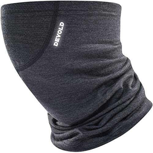 Devold Running Merino 130 Headover Grau - Merino Ultraleichte funktionale Merino Laufsport Sturmhaube, Größe One Size - von Devold