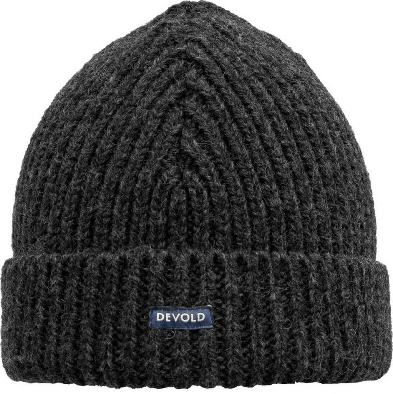 Devold Strickmütze NANSEN WOOL BEANIE - ANTHRACITE von Devold