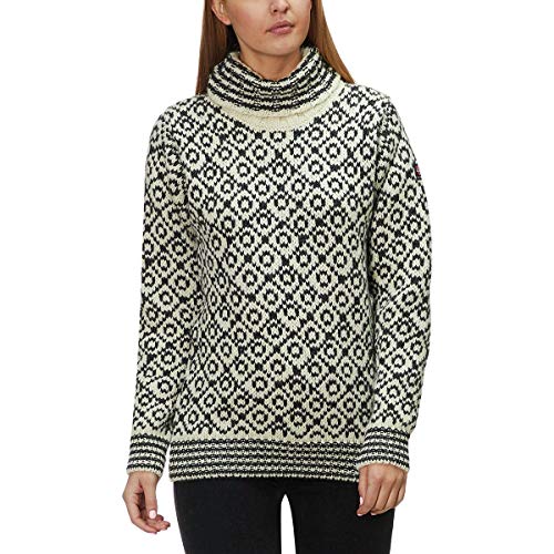 Devold Svalbard High Neck Sweater beige/grau von Devold