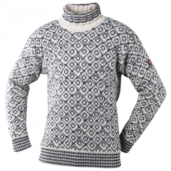 Devold - Svalbard Sweat Highneck - Wollpullover Gr L grau von Devold