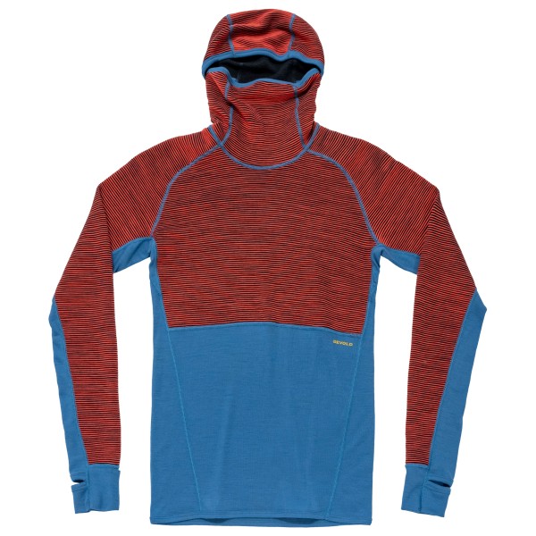 Devold - Tuvegga Merino Hoodie - Merinohoodie Gr M rot von Devold