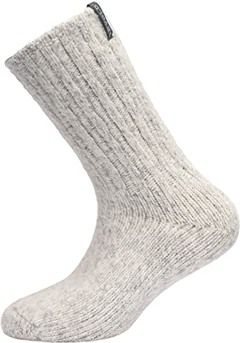 Devold Unisex Baby Nansen Wool Socken, Grau meliert, 30 von Devold