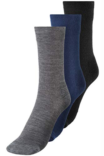 Devold Unisex Daily Medium 3pk Socken, Indigo Mix, 41-46 von Devold