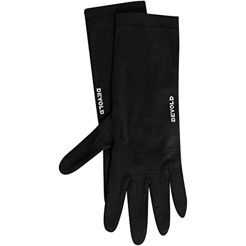 Devold Unisex Innerliner Handschuhe, schwarz, L von Devold