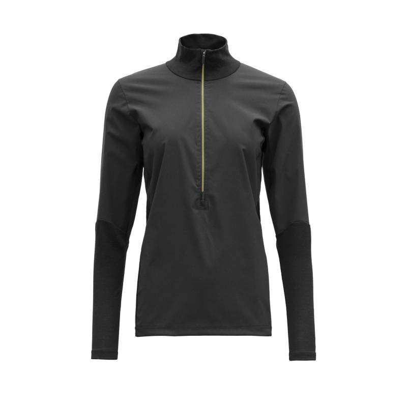 Devold W Running Merino Cover ZIP Neck - Caviar - L von Devold