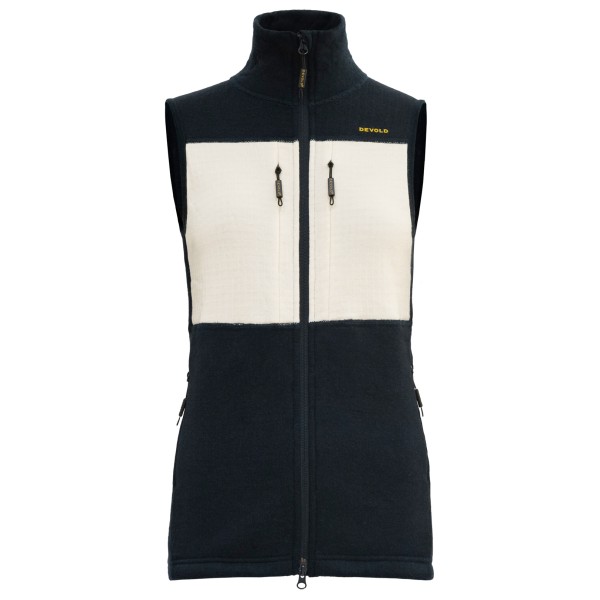 Devold - Women's Egga Grid Merino Vest - Wollweste Gr M schwarz von Devold