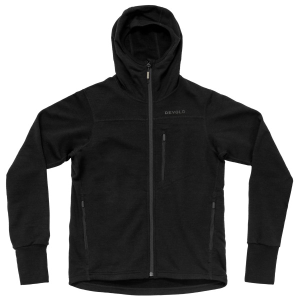 Devold - Women's Explorer Merino Hooded Jacket - Merinojacke Gr XL schwarz von Devold