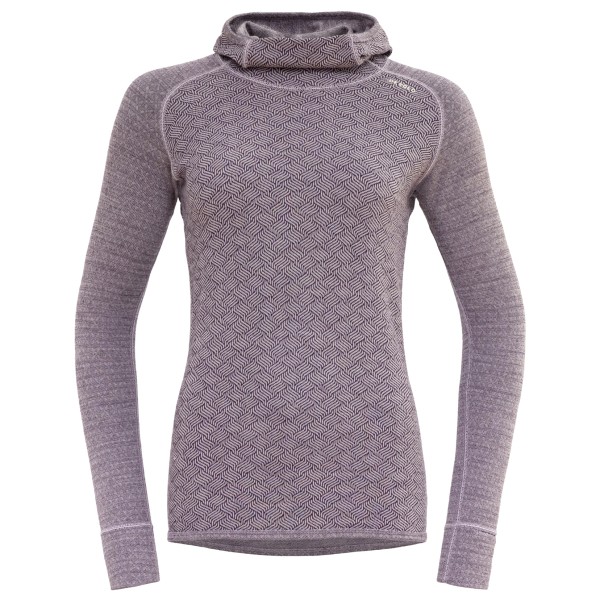 Devold - Women's Kvitegga Hoodie - Merinoshirt Gr XL grau/rosa Devold - Women's Kvitegga Hoodie - Merinoshirt Gr XL grau/rosa von Devold