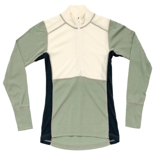 Devold - Women's Lauparen Merino 190 Zip Neck - Merinounterwäsche Gr S oliv von Devold