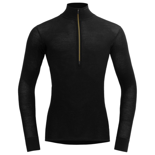 Devold - Wool Mesh 190 Zip Neck - Merinounterwäsche Gr M schwarz von Devold