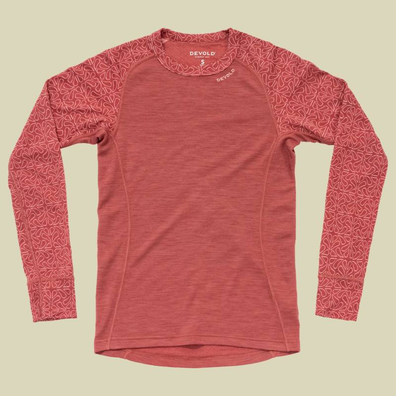Duo Active Merino 205 Shirt Woman rot XL - marsala von Devold