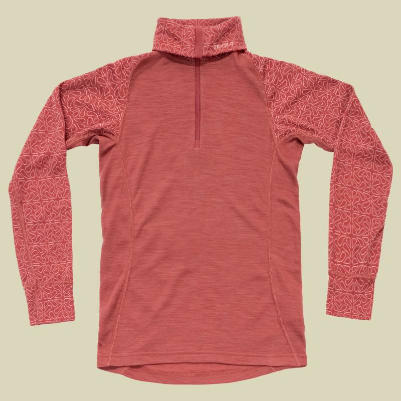 Duo Active Merino 205 Zip Neck Woman rot M - marsala von Devold