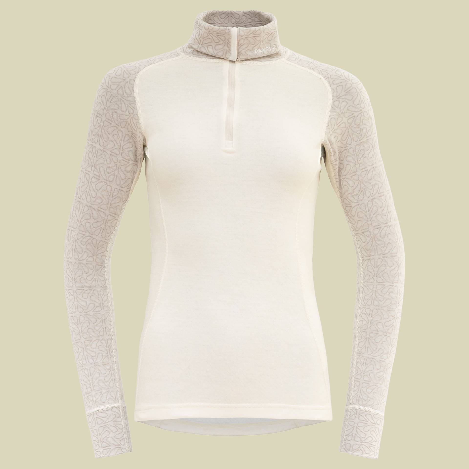 Duo Active Merino 205 Zip Neck Woman weiß M von Devold