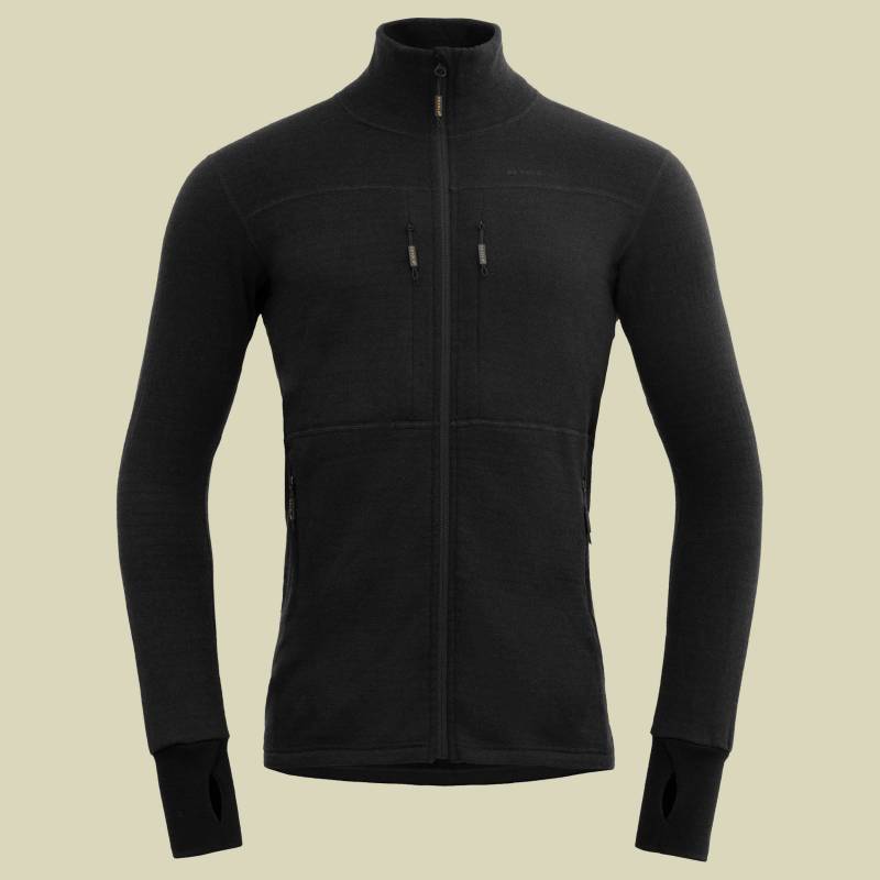 EGGA Grid Merino Jacket Man schwarz M - caviar EGGA Grid Merino Jacket Man schwarz M - caviar von Devold