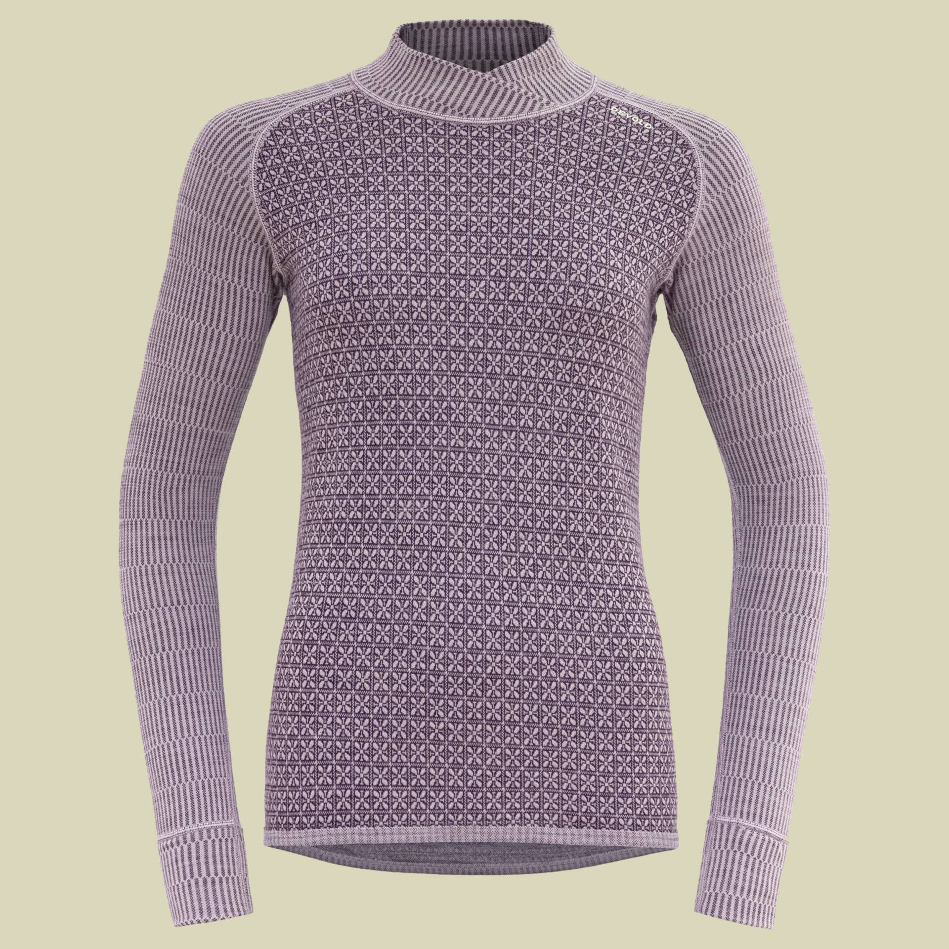 Kvitegga Merino 230 Cross Neck Woman rosa S von Devold