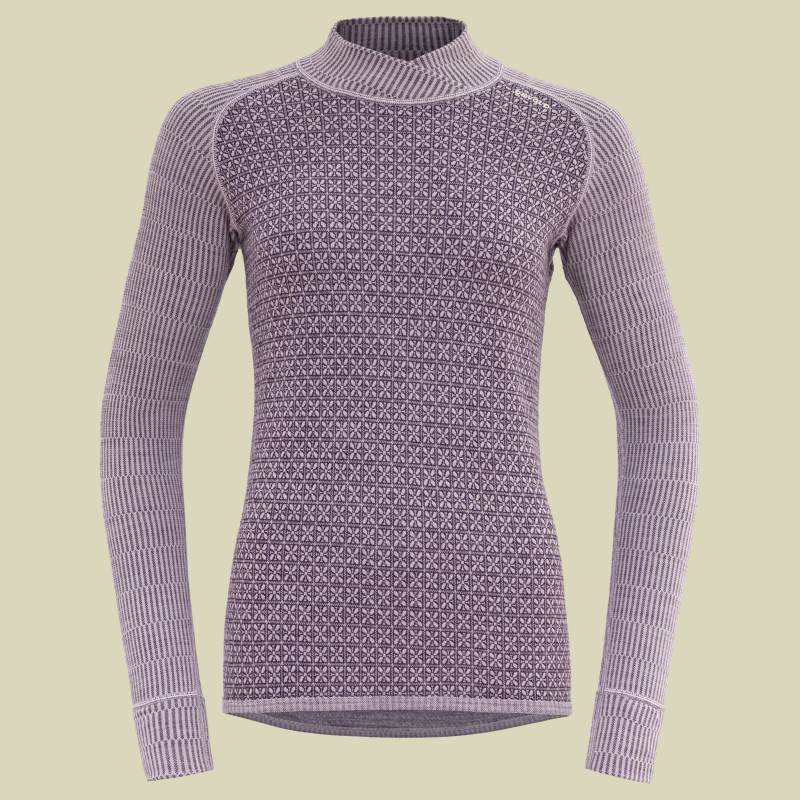 Kvitegga Merino 230 Cross Neck Woman rosa S von Devold