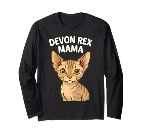 Devon Rex Katze Mama Männer Frauen Kinder Geschenk Langarmshirt Devon Rex Katze Mama Männer Frauen Kinder Geschenk Langarmshirt von Devon Rex Cat Mama