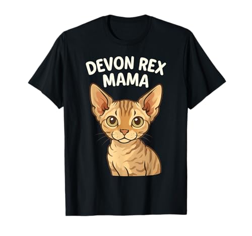 Devon Rex Katze Mama Männer Frauen Kinder Geschenk T-Shirt Devon Rex Katze Mama Männer Frauen Kinder Geschenk T-Shirt von Devon Rex Cat Mama