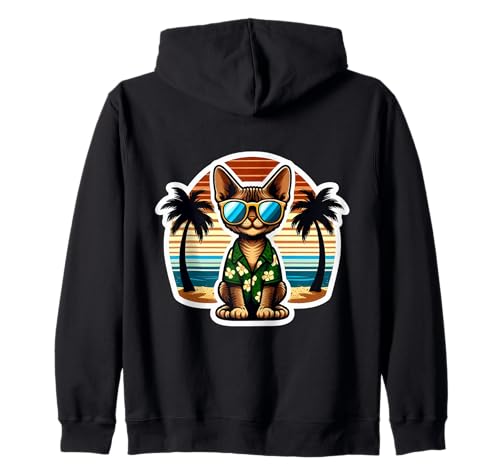 Devon Rex Katzenbesitzer Summer Vibes Urlaub Mama Lady Kapuzenjacke Devon Rex Katzenbesitzer Summer Vibes Urlaub Mama Lady Kapuzenjacke von Devon Rex Cat Owner Summer Vibes Vacation Products