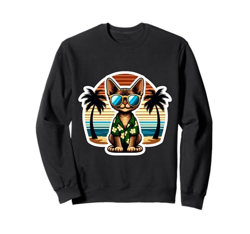 Devon Rex Katzenbesitzer Summer Vibes Urlaub Mama Lady Sweatshirt Devon Rex Katzenbesitzer Summer Vibes Urlaub Mama Lady Sweatshirt von Devon Rex Cat Owner Summer Vibes Vacation Products