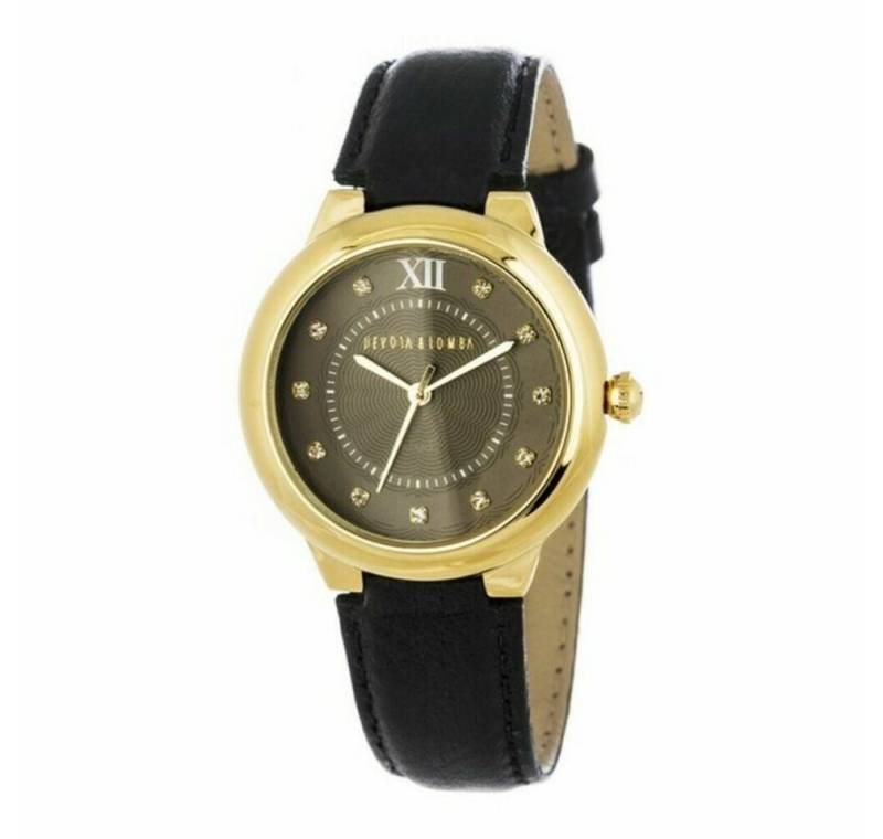 Devota & Lomba Luxusuhr Damenuhr DL006W-02BLACK (34 mm) von Devota & Lomba