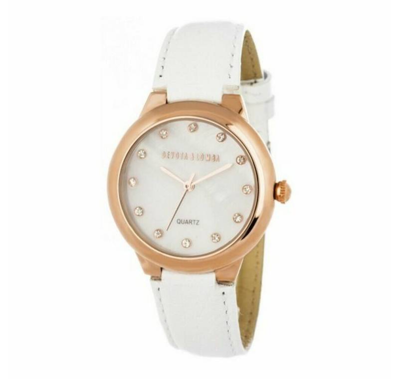Devota & Lomba Luxusuhr Damenuhr DL006WN-03WHITE (35 mm) von Devota & Lomba