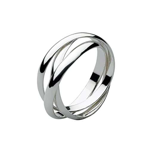 Dew Russischer Ehering aus Sterlingsilber, 3 mm, Ringgröße EU: 50, 2006HPK von Dew