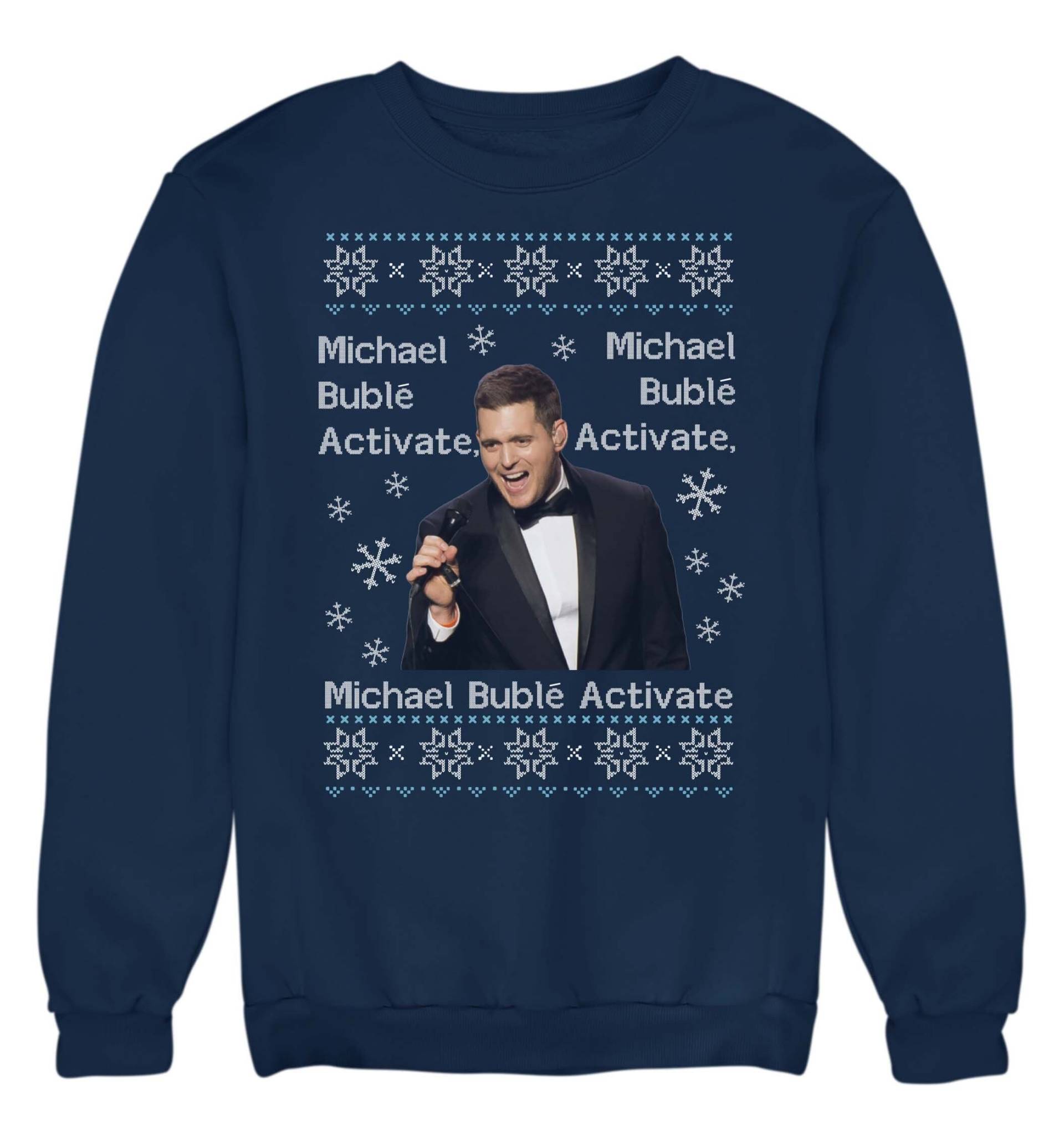 Michael Bublé Weihnachtspullover von DewhurstsCo