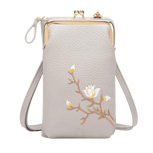 Dewireaey Damen Umhängetasche Schultertasche,Kunstleder Geldbörsentasche - Kompakte Handytasche für Reisen Sport Teenager von Dewireaey