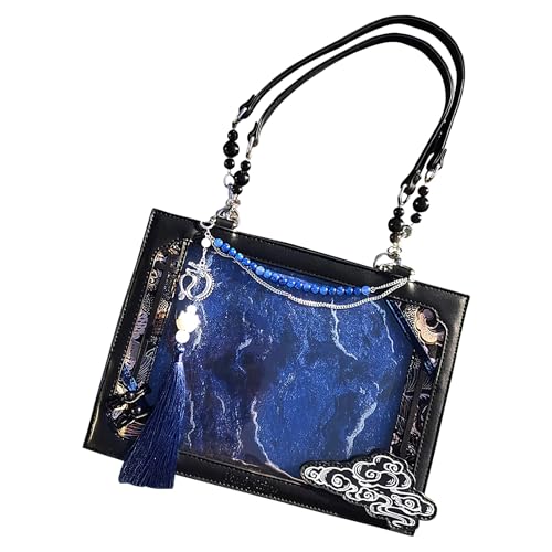 Dewireaey Damentasche Handtasche - Tägliche Freizeittasche für den Stadtalltag,Ästhetische Umhängetasche für Reisen Urlaub Verabredungen Spaziergänge Einkäufe und Urlaubsfotos von Dewireaey