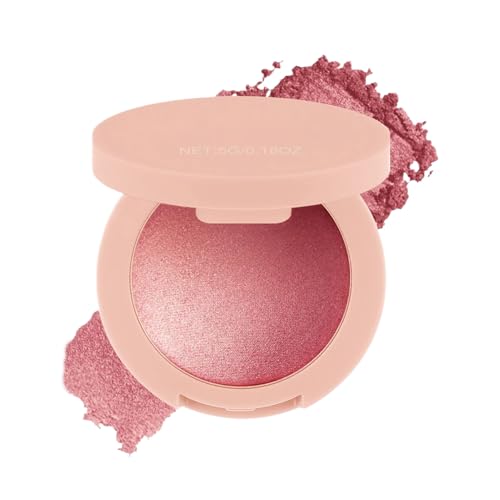 Dewireaey Wangenrouge,Gesichts-Make-up Puder - Langanhaltende Hoch Pigmentierte Kosmetik Mit Schimmer-Finish Für Alle Hauttöne Frauen Mädchen Reisemake-up von Dewireaey