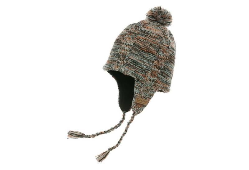 DexShell Beanie Earflap Pom braun Herren/Damen von DexShell