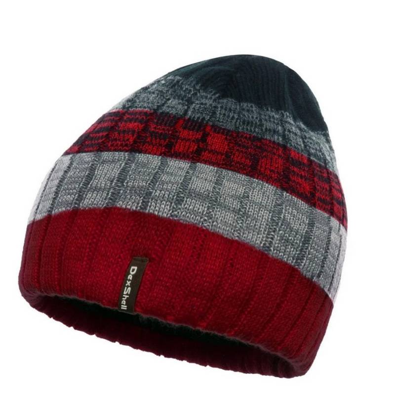 DexShell Beanie Gradient rot/grau Herren/Damen von DexShell