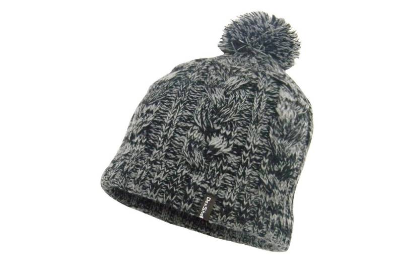 DexShell Beanie Wintermütze Cable Pompom grau von DexShell
