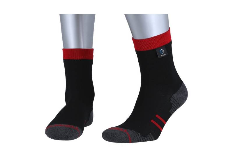 DexShell Laufsocken Running Lite (wasserdicht) schwarz/rot - 1 Paar von DexShell