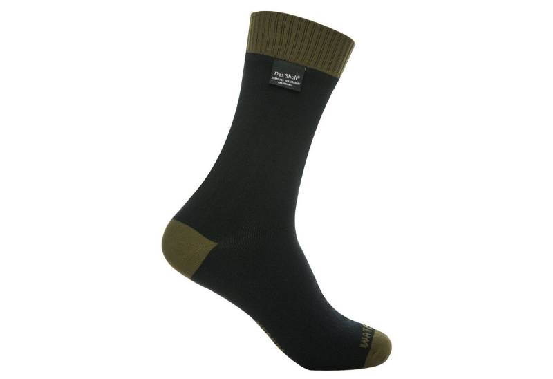 DexShell Wandersocken Thermlite (wasserdicht) schwarz/olivegrün - 1 Paar von DexShell