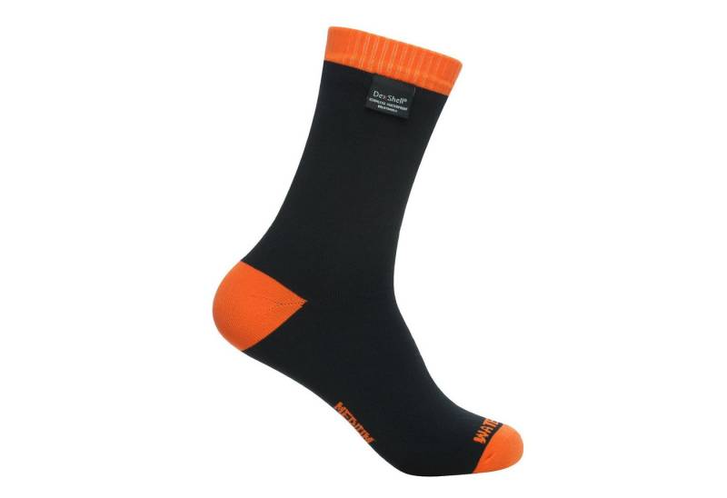DexShell Wandersocken Thermlite (wasserdicht) schwarz/orange - 1 Paar von DexShell