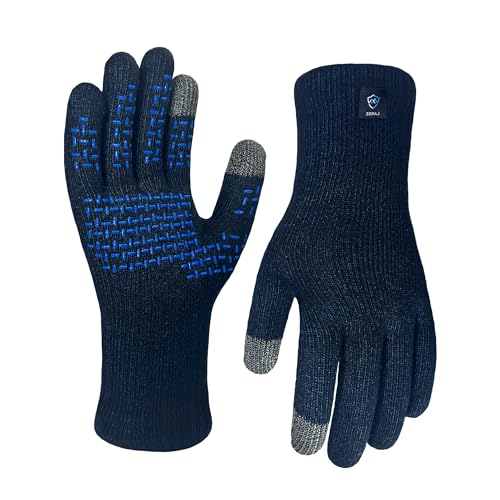 Dexshell Ultralite Glove 2.0 Coolmax Inner - Black/Heather Blue - M von Dexshell