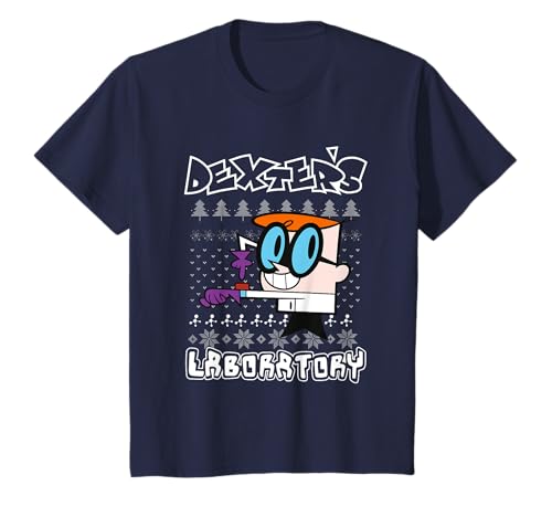 Kinder Weihnachten Dexter's Laboratory Knit T-Shirt von Dexter's Laboratory