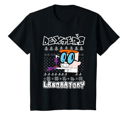 Kinder Weihnachten Dexter's Laboratory Knit T-Shirt von Dexter's Laboratory