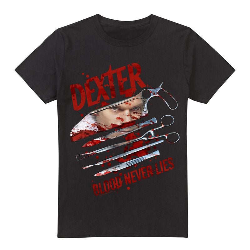 Dexter Blood Never Dies T-Shirt schwarz in XL von Dexter