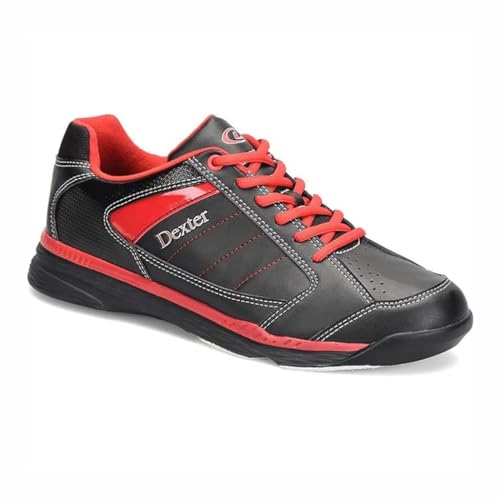 Dexter Herren Ricky IV Bowlingschuhe, Rot, Größe 43, schwarz/red von Dexter