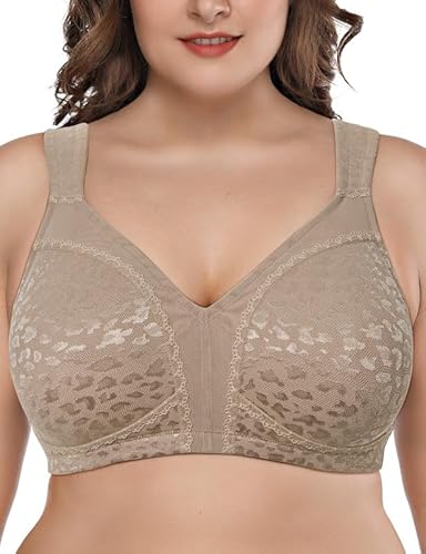 Deyllo Damen Vollschalen Minimizer BH Nicht Bügel Große Größen BH Klassischer Toffee005-1 85C Deyllo Damen Vollschalen Minimizer BH Nicht Bügel Große Größen BH Klassischer Toffee005-1 85C von Deyllo