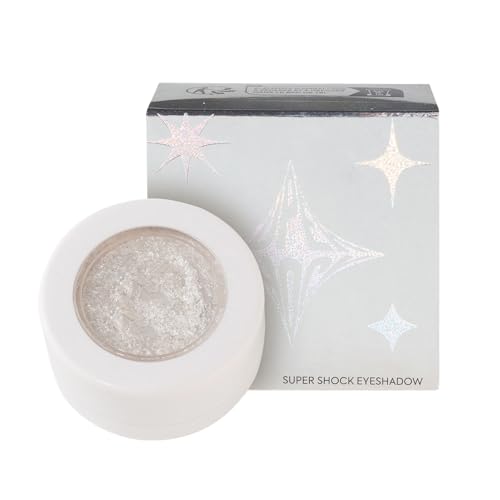 Dfstvup Glitzer Lidschatten - Glitzer Augen Makeup | Weißer Gepresster Highlighter Schimmer Palette 2 5g Für Gesicht Wangen Make-up Frauen Fest Abend von Dfstvup